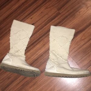 Cream colored Ugg Cardy Boots